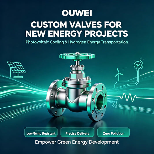OUWEI Custom Valves for Photovoltaic Cooling & Hydrogen Energy Transportation