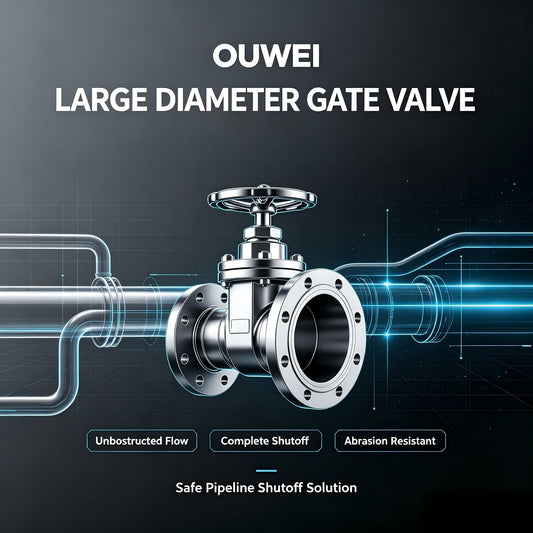 OUWEI Large Diameter Gate Valves, Full Bore Cut-Off for Heavy-Duty Pipeline Systems