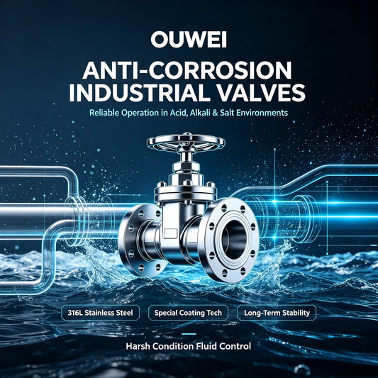 Anti-Corrosion OUWEI Valves, Reliable Operation in Acid, Alkali & Salt Medium Environment