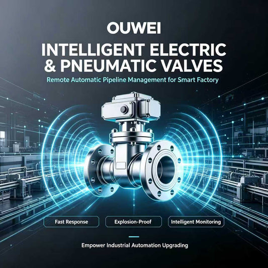 Electric & Pneumatic OUWEI Valves, Realize Remote Automatic Pipeline Management