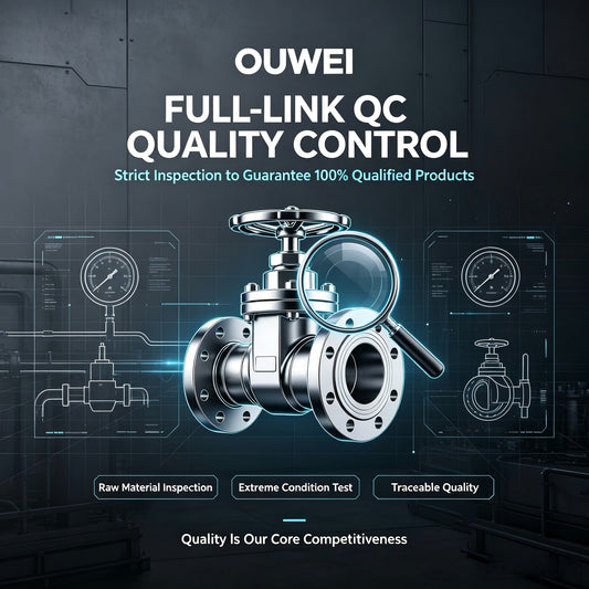 Full-Link QC Inspection of OUWEI, Guarantee Every Valve Leaves Factory Qualified