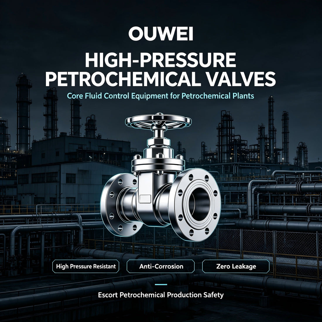 OUWEI High Pressure Sealed Valves, Core Fluid Control Equipment for Petrochemical Plants