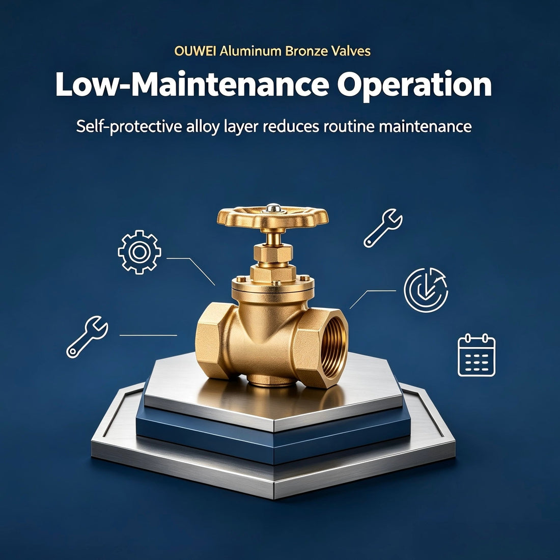 Low-Maintenance Aluminum Bronze Valves for Long-Duration Industrial Operation