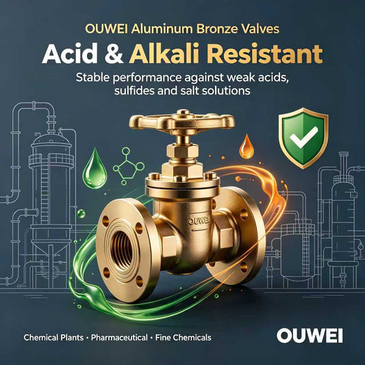 Acid & Alkali Resistant Aluminum Bronze Valves for Chemical Processing Plants