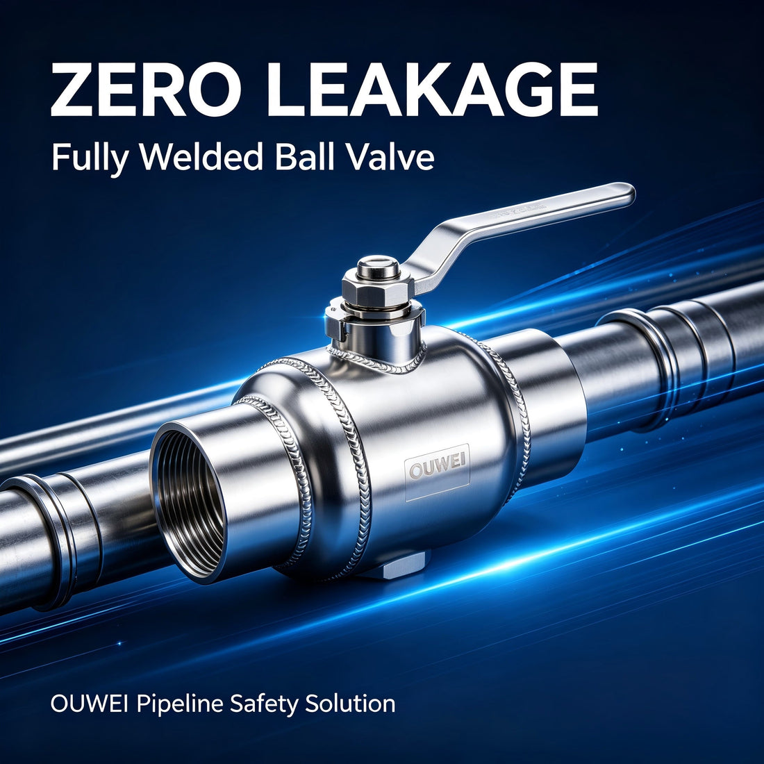 Zero Leakage Fully Welded Ball Valve for Pipeline Safety