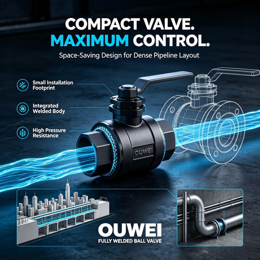 Compact Structure Fully Welded Ball Valve for Space‑Limited Projects