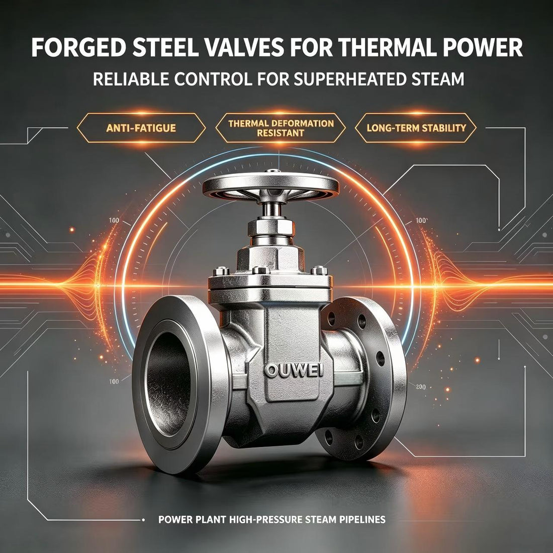 Forged Steel Valves for Thermal Power Generation Pipeline Systems