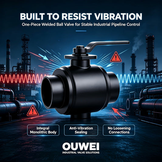 Shock Resistant Fully Welded Ball Valve for Vibration Working Conditions