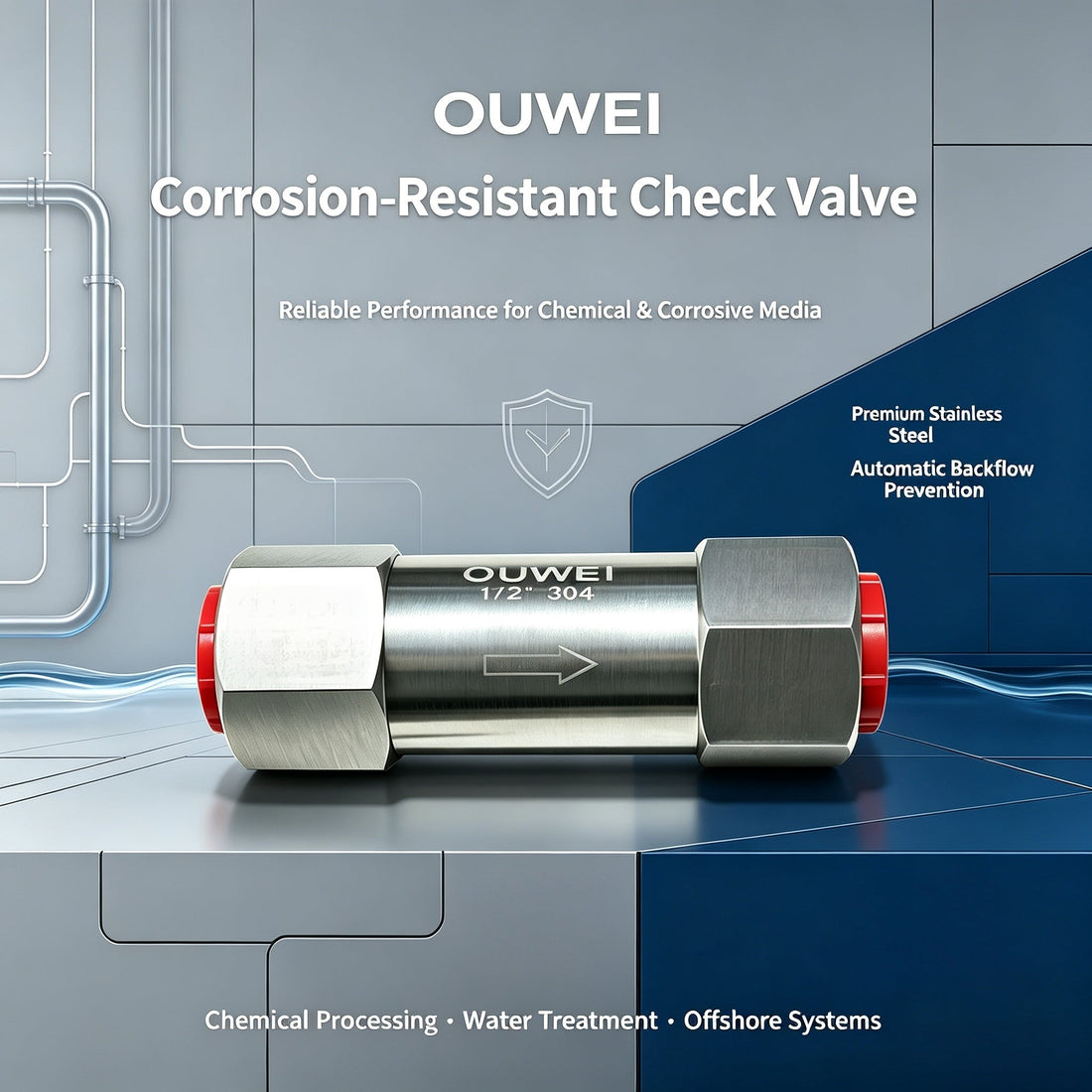 Why Choose OUWEI Stainless Steel Check Valve for Corrosive Media