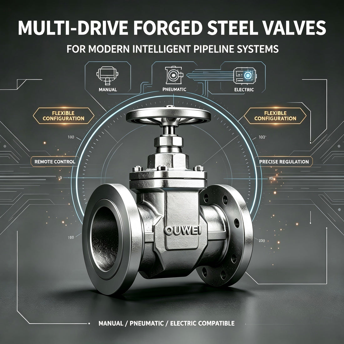 Multi-Drive Forged Steel Valves Adapt to Automatic Industrial Systems