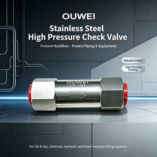 OUWEI High Pressure Check Valve-Prevent Reverse Flow in Demanding Pipeline Systems