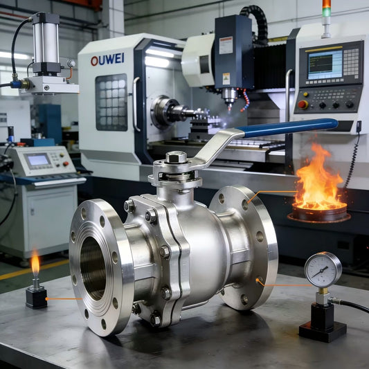 Precision Manufacturing-OUWEI Ball Valves Quality Commitment