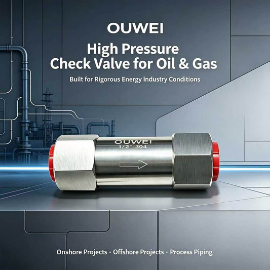 OUWEI High Pressure Check Valve for Oil & Gas and Energy Industry Applications