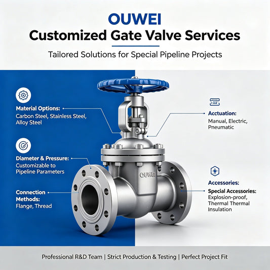 Customization Services of OUWEI Gate Valves: Meet Special Pipeline Project Needs