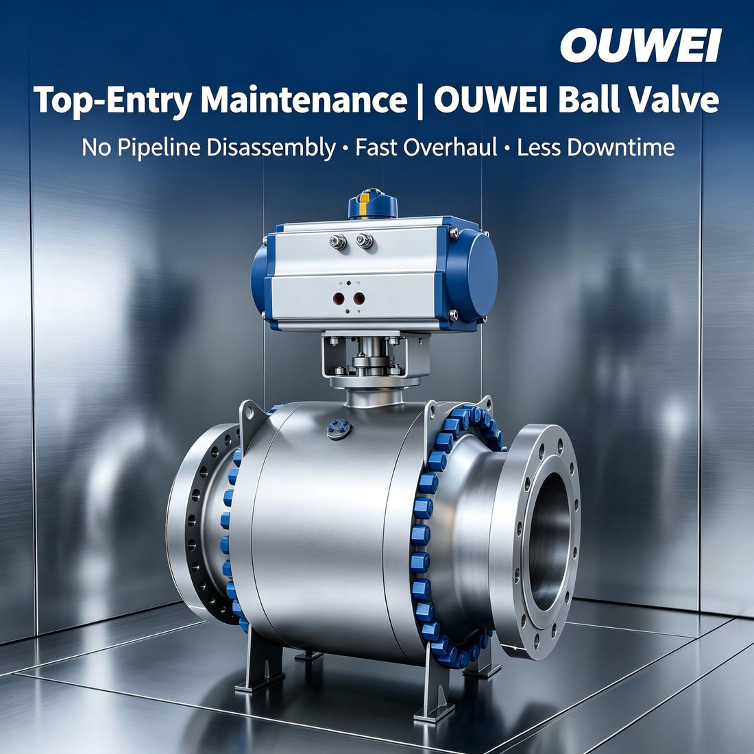 Why OUWEI Top Entry Ball Valve Dominates Pipeline On-Site Maintenance
