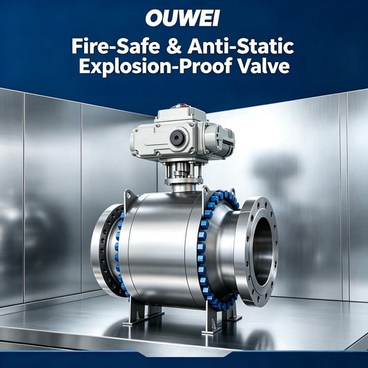 Fire-Safe and Anti-Static OUWEI Top Entry Ball Valve for Explosion-Proof Industries