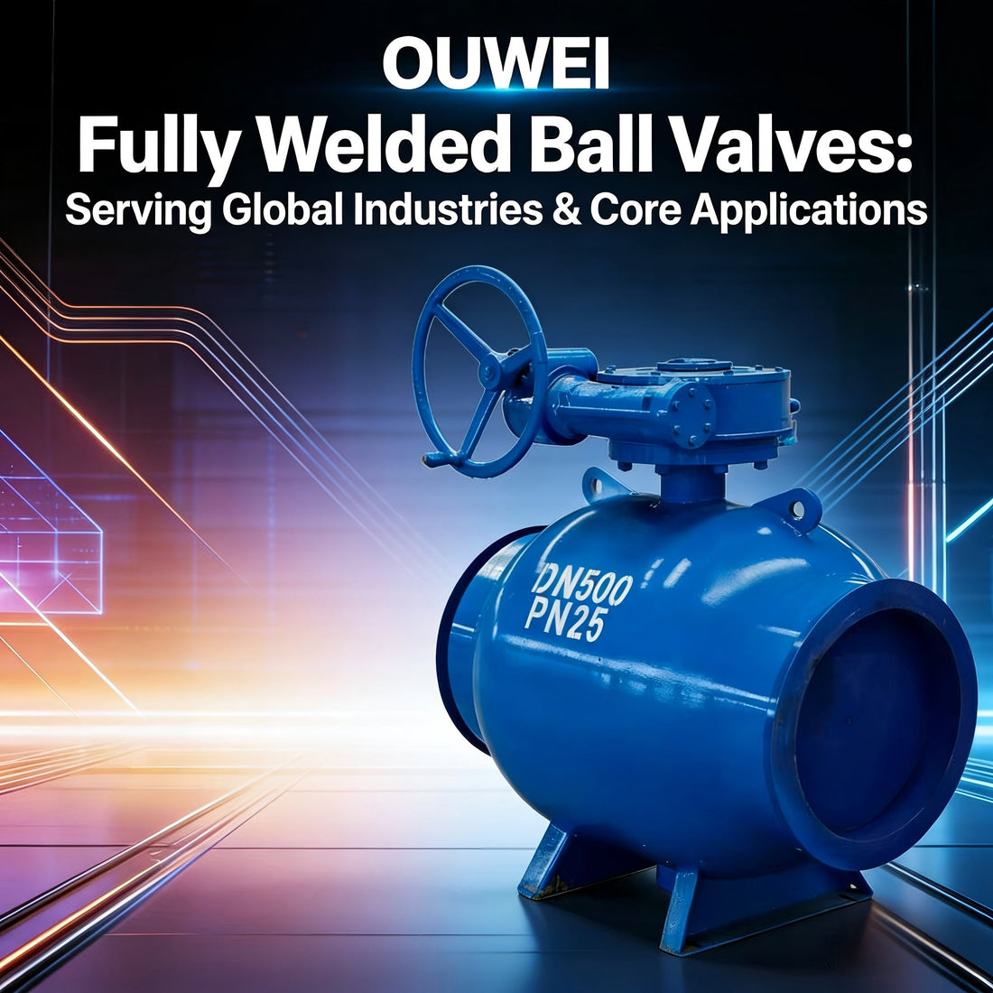 OUWEI Fully Welded Ball Valves: Serving Global Industries & Core Applications