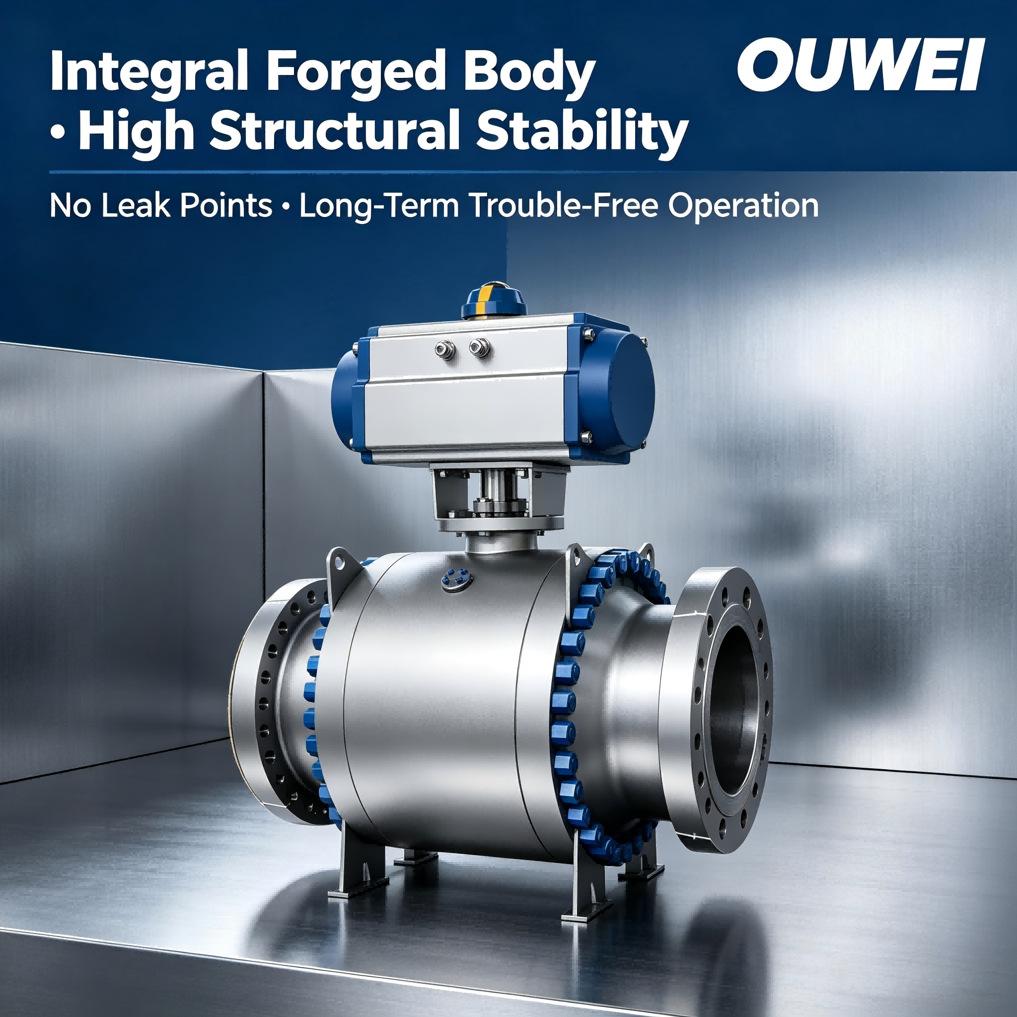 Integral Forged OUWEI Top Entry Ball Valve Improves Pipeline Structura ...