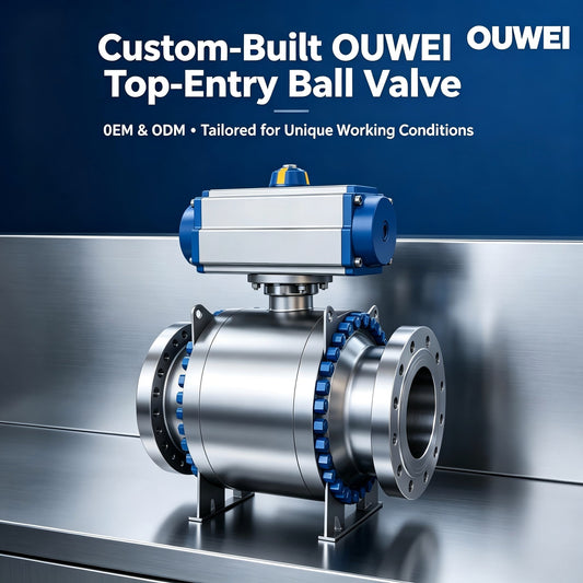 Customized OUWEI Top Entry Ball Valve for Personalized Industrial Working Condition Solutions