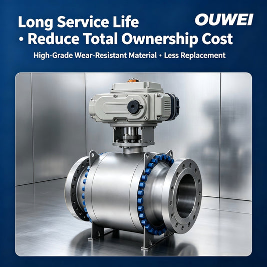 Long Service Life OUWEI Top Entry Ball Valve Reduces Enterprise Long-Term Operating Cost
