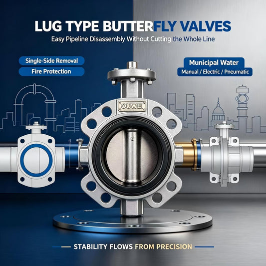 Lug Type Butterfly Valves – Easy Pipeline Disassembly Design by OUWEI