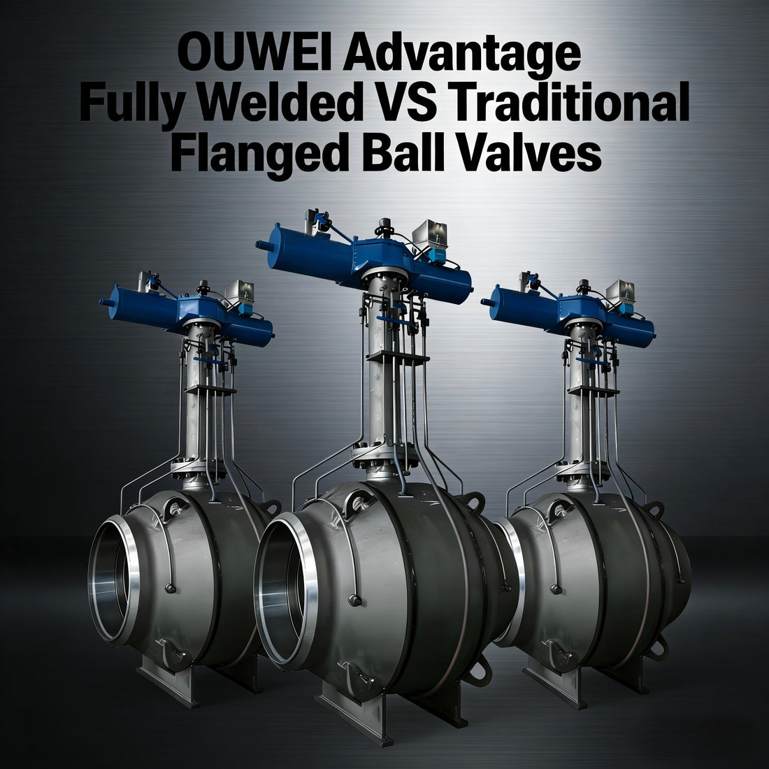 OUWEI Advantage: Fully Welded VS Traditional Flanged Ball Valves