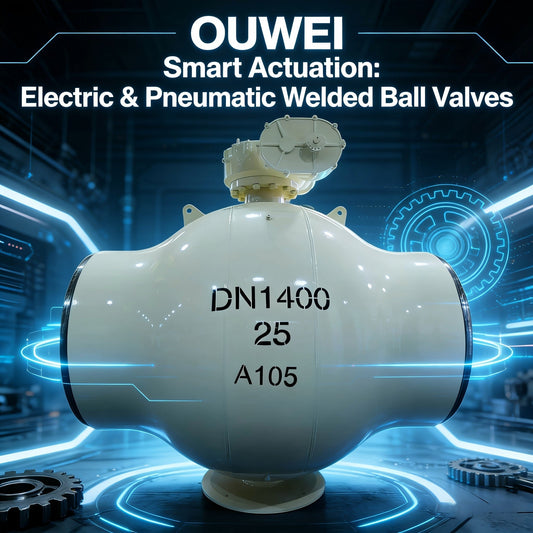 OUWEI Smart Actuation: Electric & Pneumatic Welded Ball Valves