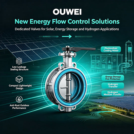 Butterfly Valve Solutions for New Energy Industry | OUWEI Solar, Energy Storage & Hydrogen Pipeline Valves