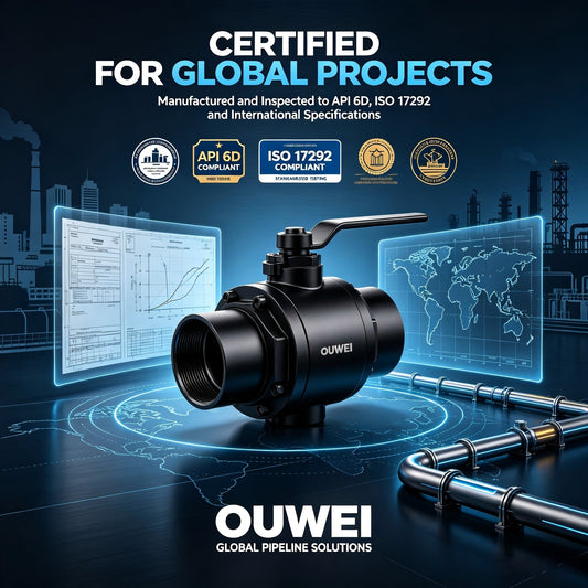 Standard Certified Fully Welded Ball Valve for Global Engineering Projects
