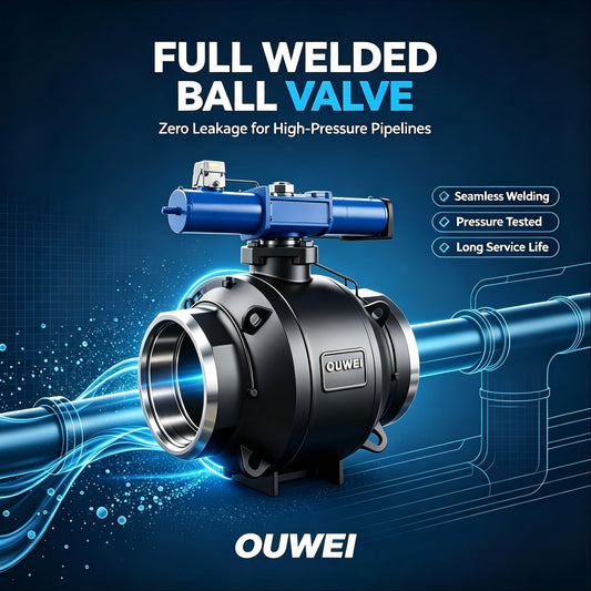 OUWEI Full Welded Ball Valves, Zero-Leakage Choice for Long-Distance Pipeline Projects