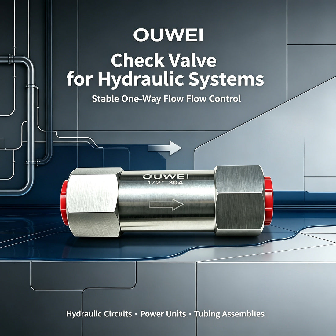 Can OUWEI Check Valve Work for Hydraulic System One-Way Flow Control?