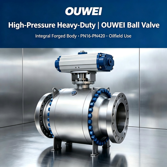 OUWEI High Pressure Top Entry Ball Valve for Heavy-Duty Industrial Pipeline Systems