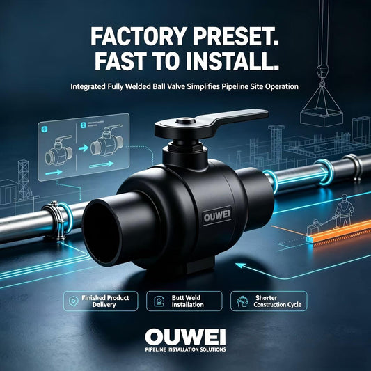 Easy Installation Fully Welded Ball Valve for On‑Site Rapid Construction