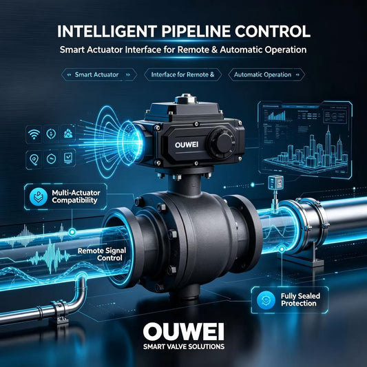 Automated Intelligent Fully Welded Ball Valve for Smart Industry