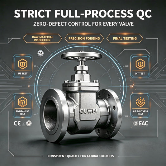 Strict Quality Control Process for OUWEI Forged Steel Valves