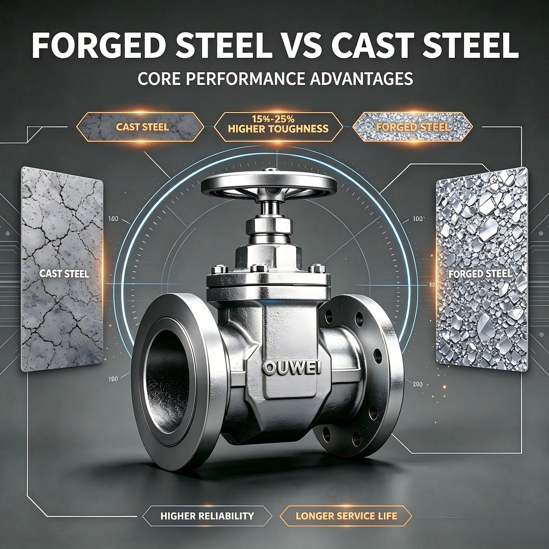 Forged Steel Valves vs Cast Valves: Core Performance Advantages