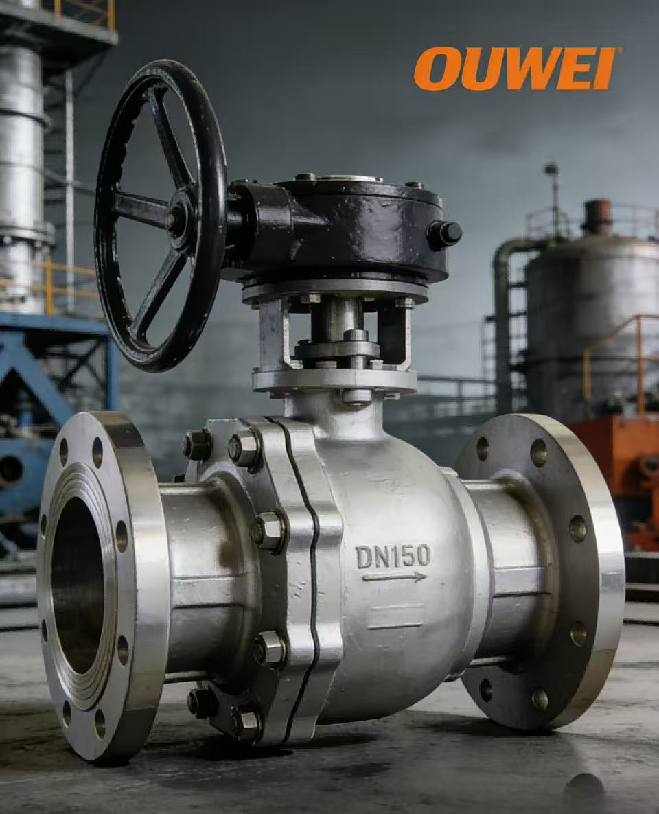 Chronic valve maintenance delays and leakage risks? OUWEI’s trunnion-mounted ball valves eliminate these pain points for industrial operators.